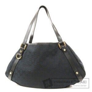 Gucci Abbey canvas hobo shoulder bag Black